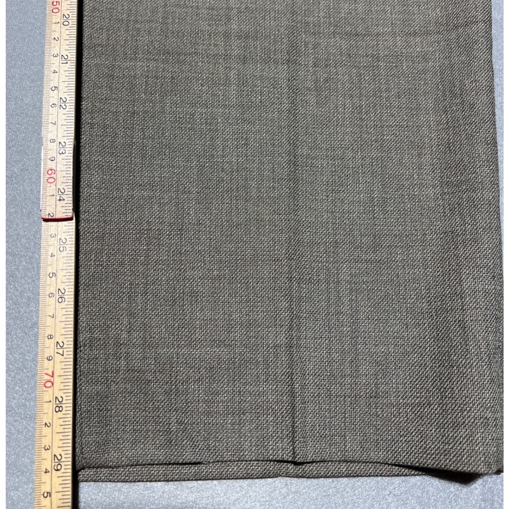 Roberto Villini Collezione Mens 37x29 Brown Wool Pleated Dress Pants Tunisia - Picture 5 of 8